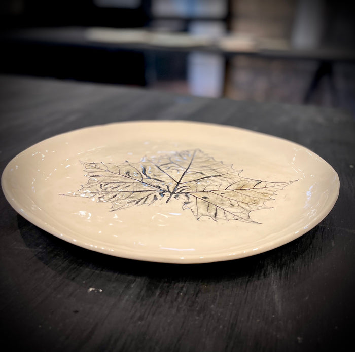 JRN Pottery - Sycamore Leaf Platter