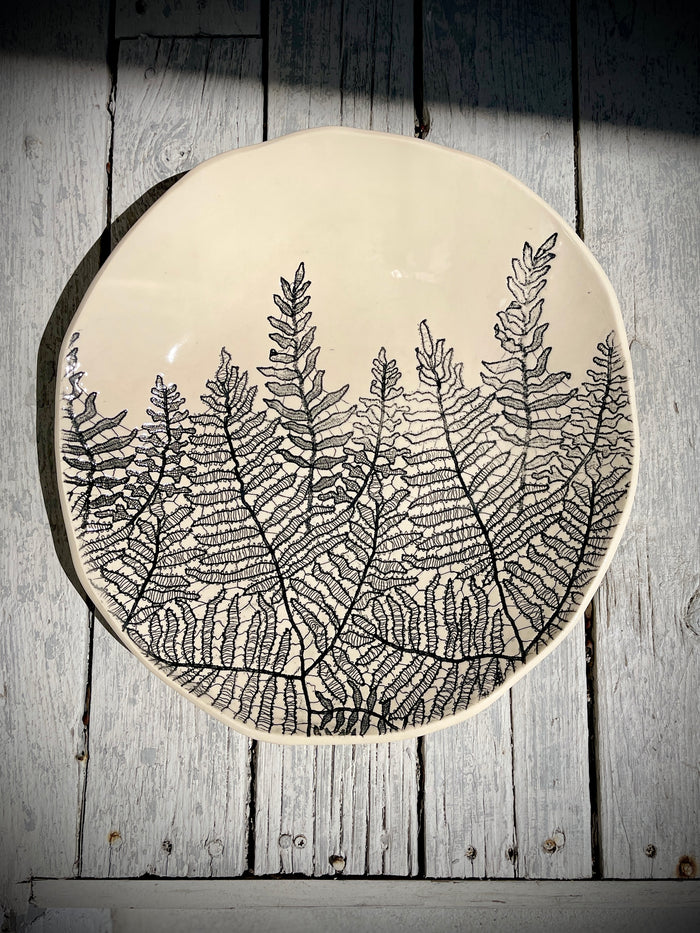 JRN Pottery - Fern Lace Bowl