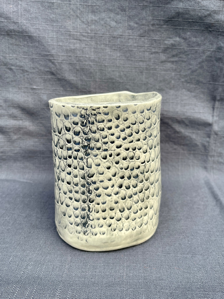 JRN Pottery- Alligator Skin Vase