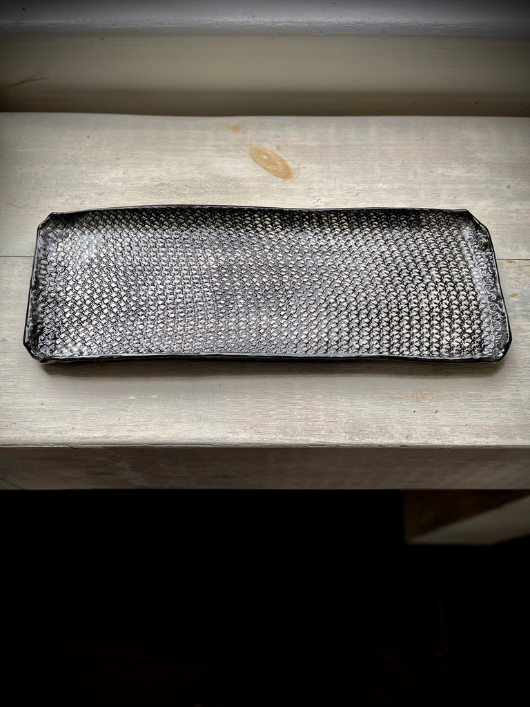 JRN Pottery - Knitted Black Tray