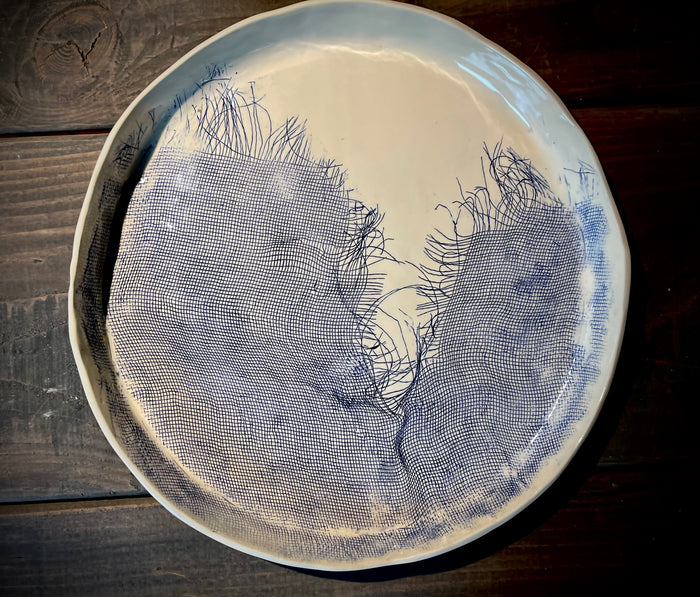 JRN Pottery - Frayed Net Oversized Platter