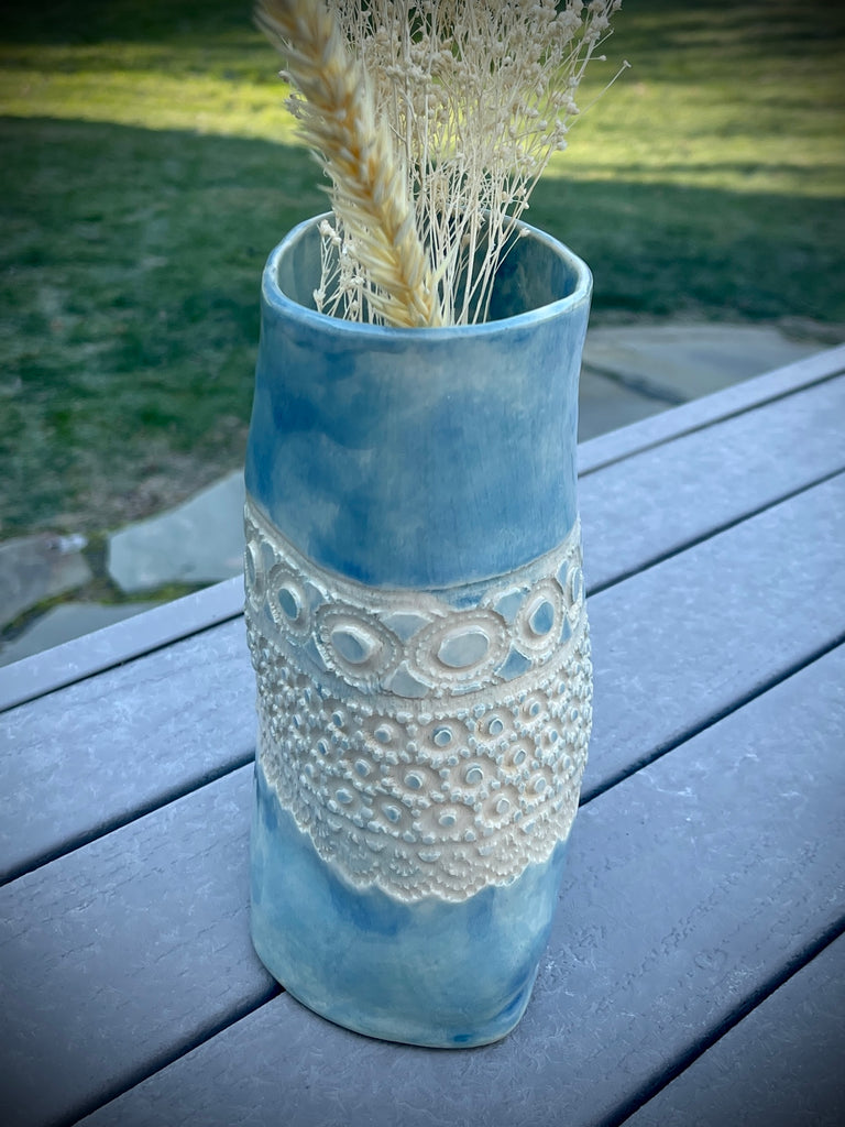 JRN Pottery - Cloud Lace Vase