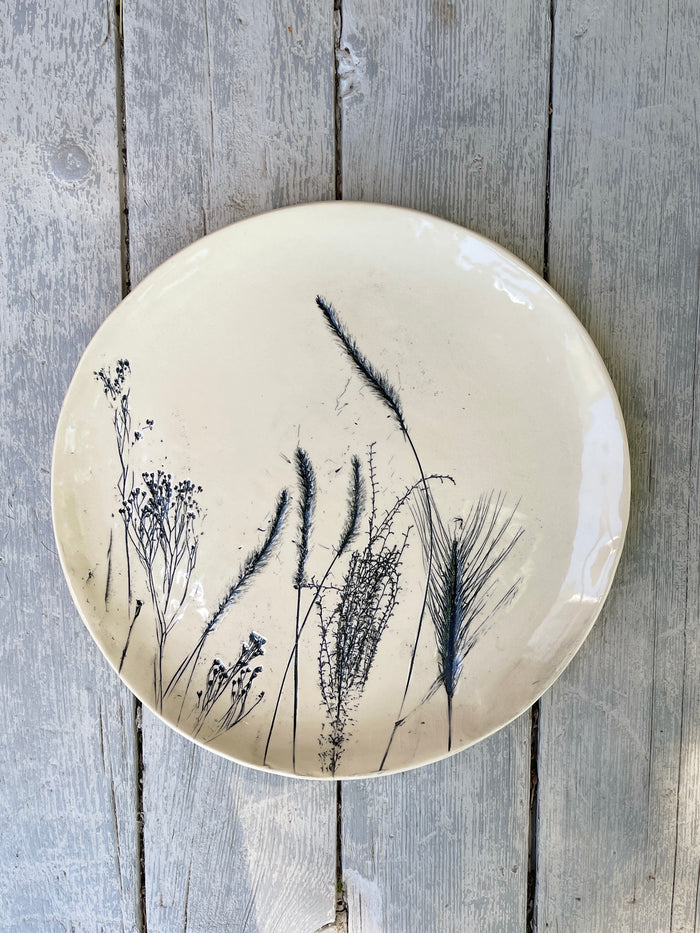 JRN Pottery Grasses Platter